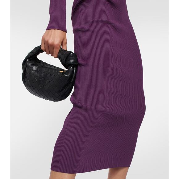 NWT Altuzarra Fotia Cutout Twist-front Halter Rib Dress Deep Amethyst Purple XS - Picture 5 of 9